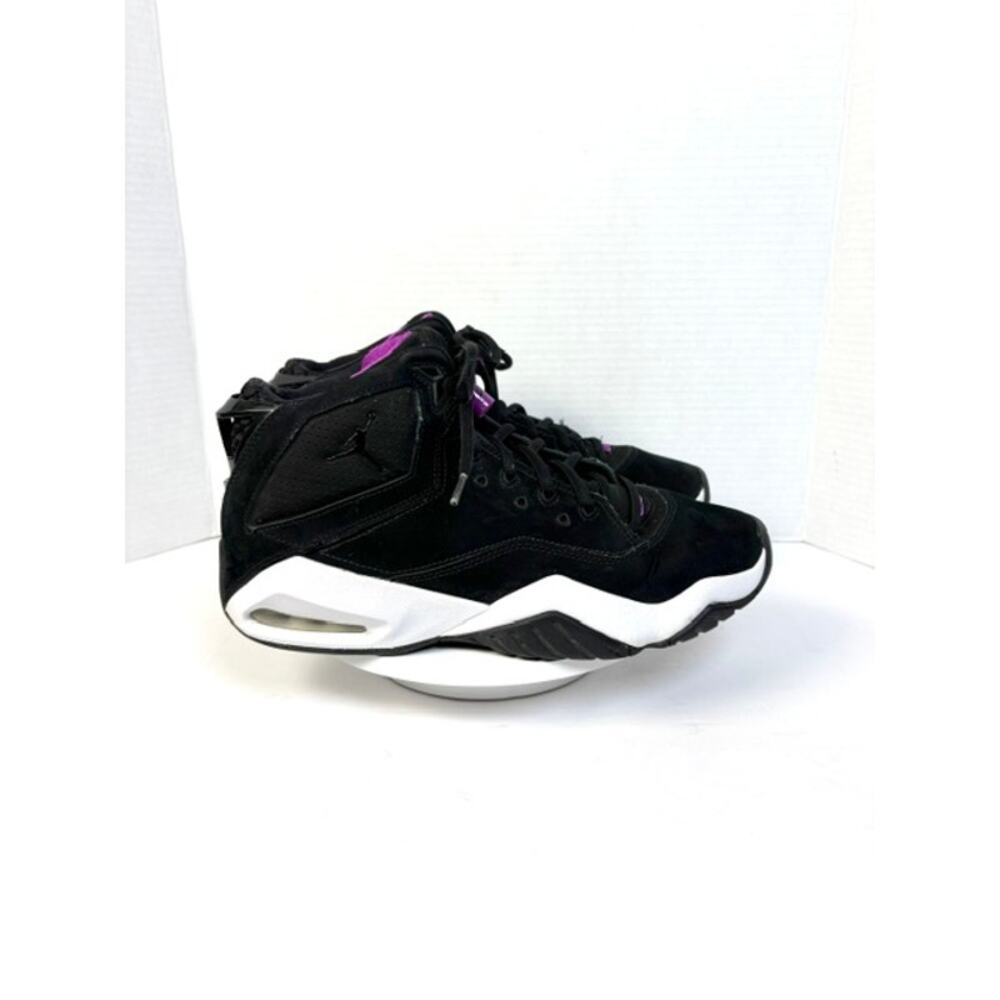 Nike Air Jordan B'Loyal Black Hyper Violet Men's Size 8.5 Sneakers 315317-012 - Picture 2 of 8